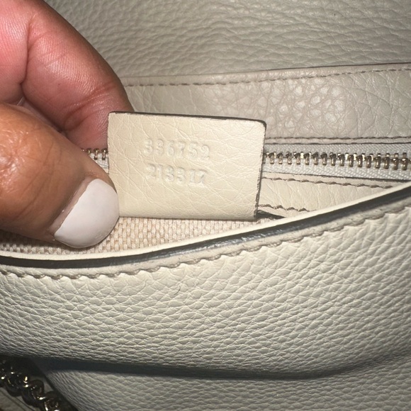 Gucci Cream Leather Crossbody Bag - Picture 5 of 5